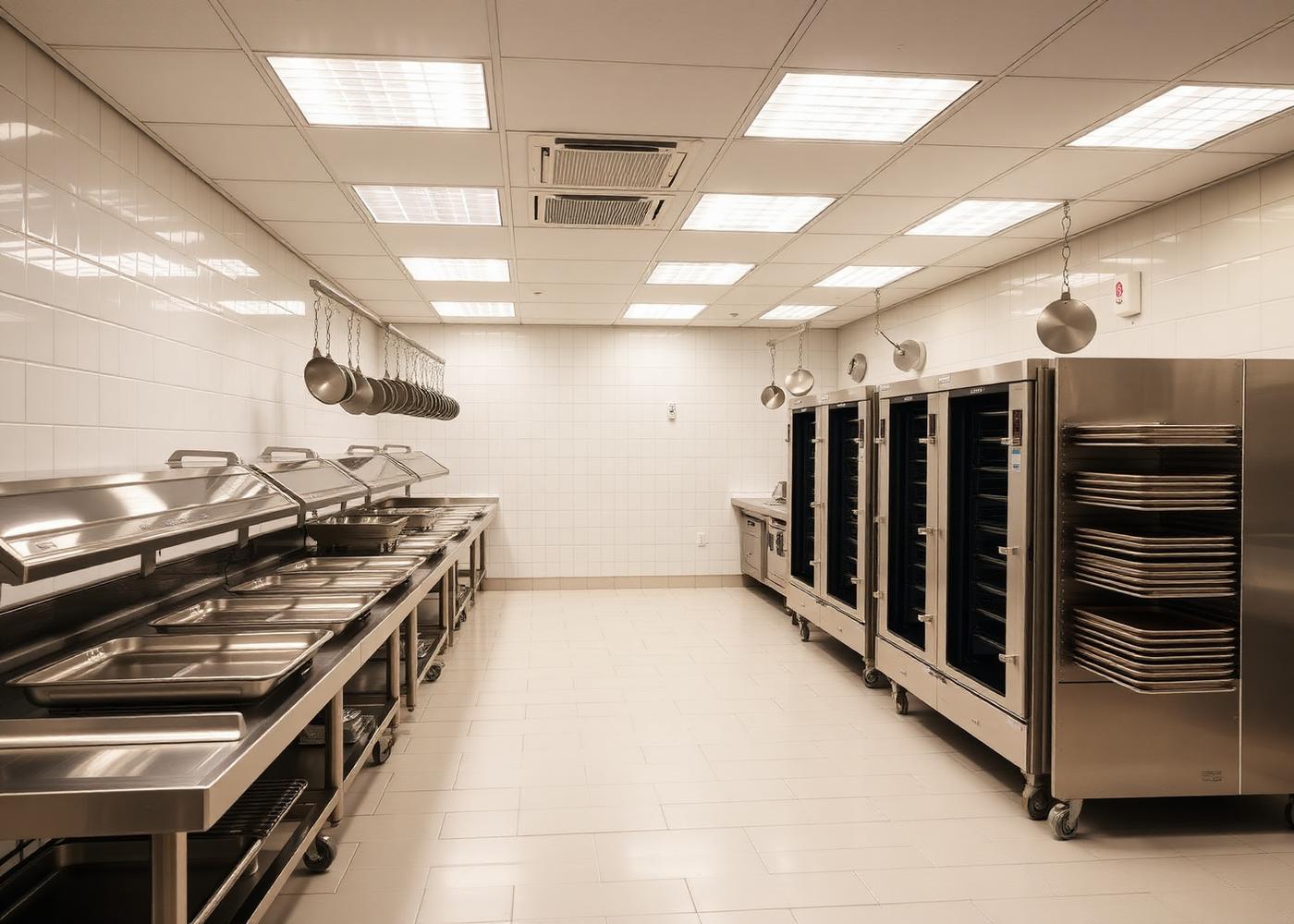 Volunteers' commercial kitchen